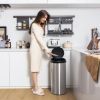 8-Gallon Stainless Steel Motion Sensor Trash Can Kitchen Home Office Waste Bin