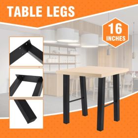 2PCS/SET 16in Modern Table Legs Heavy Duty DIY Iron Bench Legs Chair Bench Legs