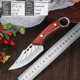 Outdoor Stainless Steel Boning Knife (Option: SBD034 With Sleeve)