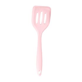 Thickened One-piece High Temperature Resistance Silicone Spatula (Color: Pink)