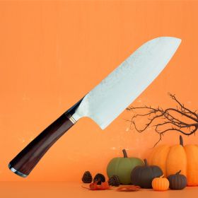 Chef's Kitchen Knife Rosewood Handle High Hardness (Color: White)