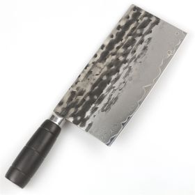 Damascus Household Kitchen Slicer Cleaver (Option: Damascus Steel)