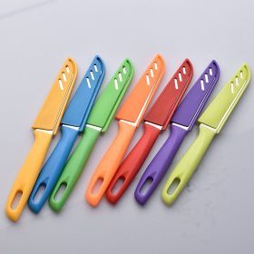 Candy Color Stainless Steel Peeler (Option: Random Color Fruit Knife)