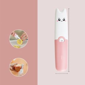 Fruit Knife Ceramic Knife Fruit Knife Folding Knife Portable Mini Household Peeler For Household Use (Color: Pink)