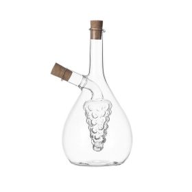 Shaped Glass Vinegar Pot With Cork Stopper (Option: Photo Color)