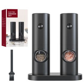 Automatic Base Storage Set Seasoning Bottle Set Pepper Mill (Option: Two set)