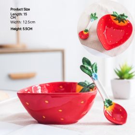 Creative Student Household Tableware (Option: Strawberry Watchband Spoon)