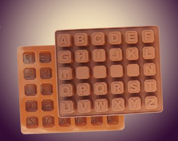 26 capital letter shape silicone mold (Option: 18X15X1.5cm)