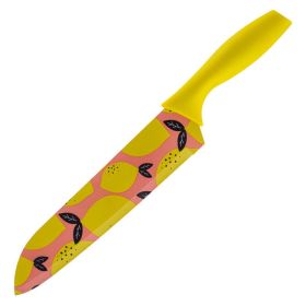 Household Fruit Knife Metal Food Supplement Knife Suit (Option: Multifunctional-Yellow)
