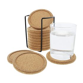 Spot Direct Supply Concave Cork Cup Anti-scald Cork Mat Waterproof Heat-resistant Mat (Option: Round 100X Thickness 10mm-20pc)