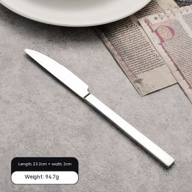 Stainless Steel Western Food Tableware Set Knife Fork And Spoon (Option: Knife)