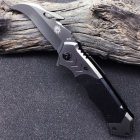 Claw Folding Knife Portable Outdoor Knife (Option: 200MM-Black G10)