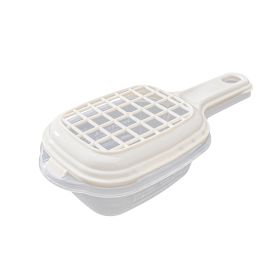 Microwave Oven Rice Cake Heating Fruit Cleaning Case (Color: White)