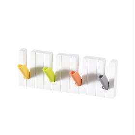 Hook Wall-mounted Creative Coat And Hat Hook Plastic (Option: Candy Color)