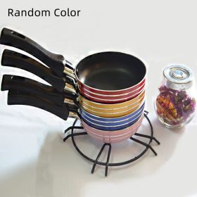 Thick Non-stick Pan Flat Frying Pan (Option: Random Color-12CM)