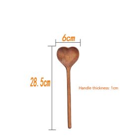 Acacia Mangium Heart-shaped Spoon (Option: Love Wooden Spoon)
