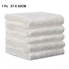 Anti-grease Wiping Rags Kitchen Soft Super Absorbent Bamboo Microfiber Cleaning Cloth Home Washing Dish Kitchen Cleaning Towel (Specification: 1 Pc, Color: 27 x 30CM)