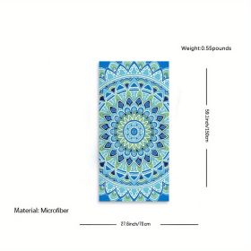 1pc Boho Sandproof Beach Towels, Vacation Beach Accessories, Fast Dry Beach Accessories, For Travel Swim Pool Yoga Camping, Bathroom Accessories (Color: Mandala)