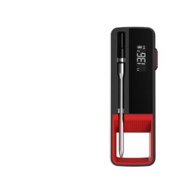 Barbecue Fork Single Needle Bluetooth BBQ Wireless Probe Food Thermometer (Color: Red)