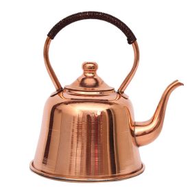 Large Thickened Household Brass Teapot (Option: 2Lbe current)