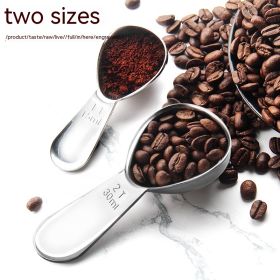 Stainless Steel Measuring Spoon Suit Coffee Scale Baking Utensils (Option: 2 Pieces)