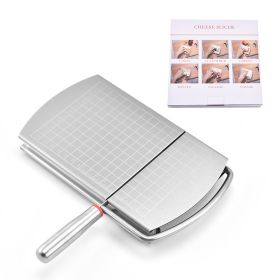 Stainless-steel Cheese Cutter With Scale Slicer Home Baking Tools (Color: Silver)