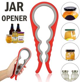 Adjustable Multifunctional Can Opener Jar Lid Gripper Kitchen For Elderly Senior (Option: Jar Opener)