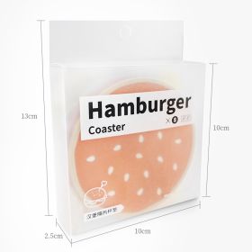 Restaurant Waterproof And Oil-proof Coaster Suit (Option: Hamburger Coasters Suits-Suit)